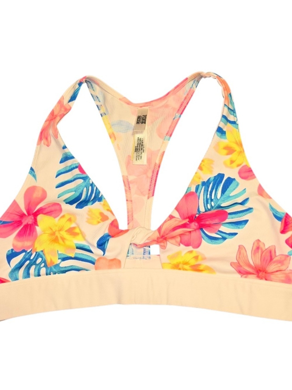 Victoria's Secret Pink Floral Sports Bra Large